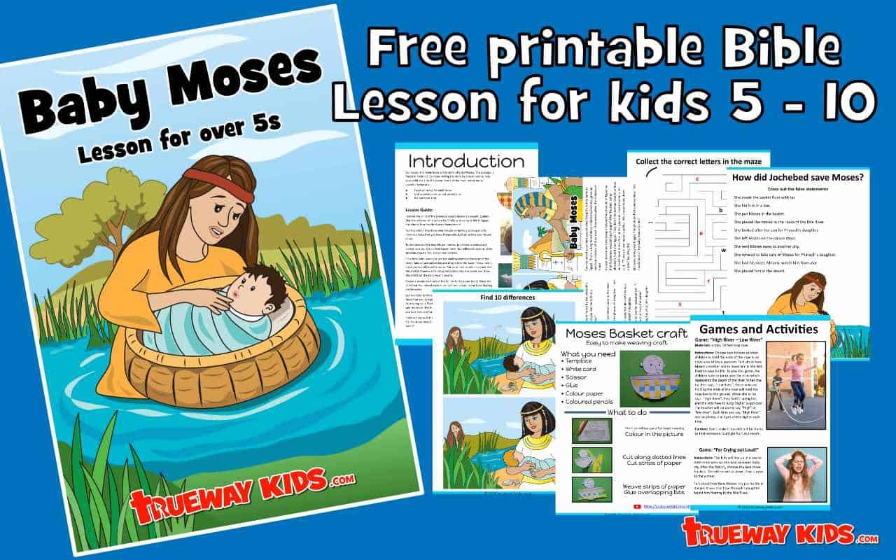 Free Printable Moses Worksheets