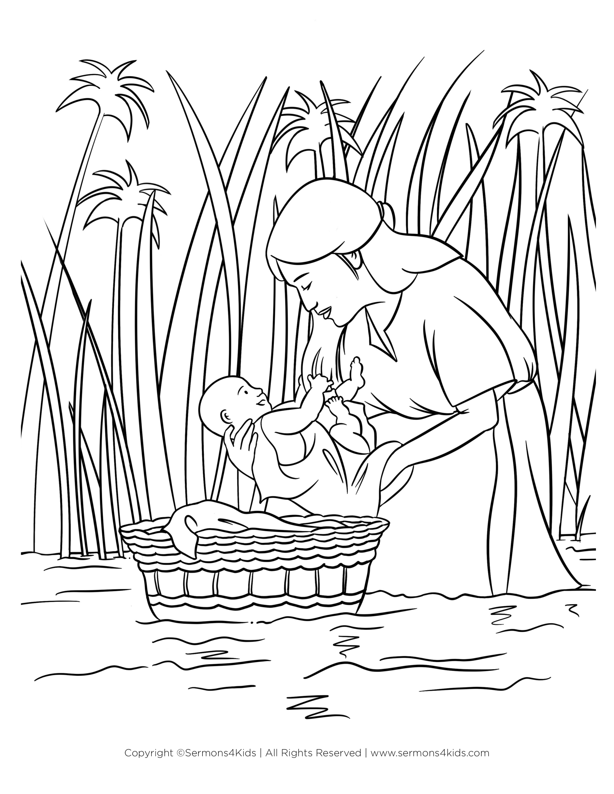 Baby Moses Children s Sermons From Sermons4Kids Sermons4Kids
