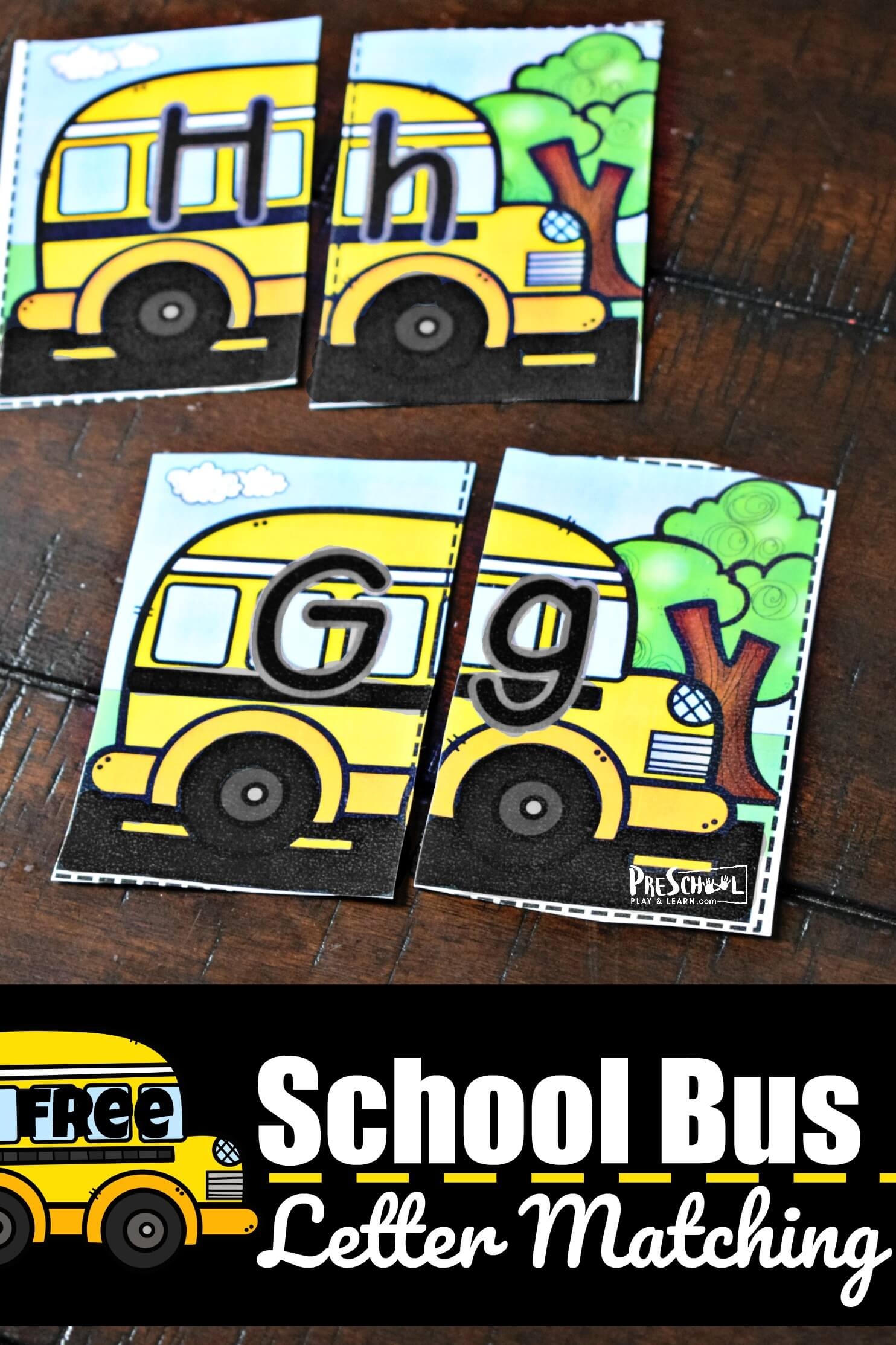 Preschool School Bus Printable Preschool School Bus Printable