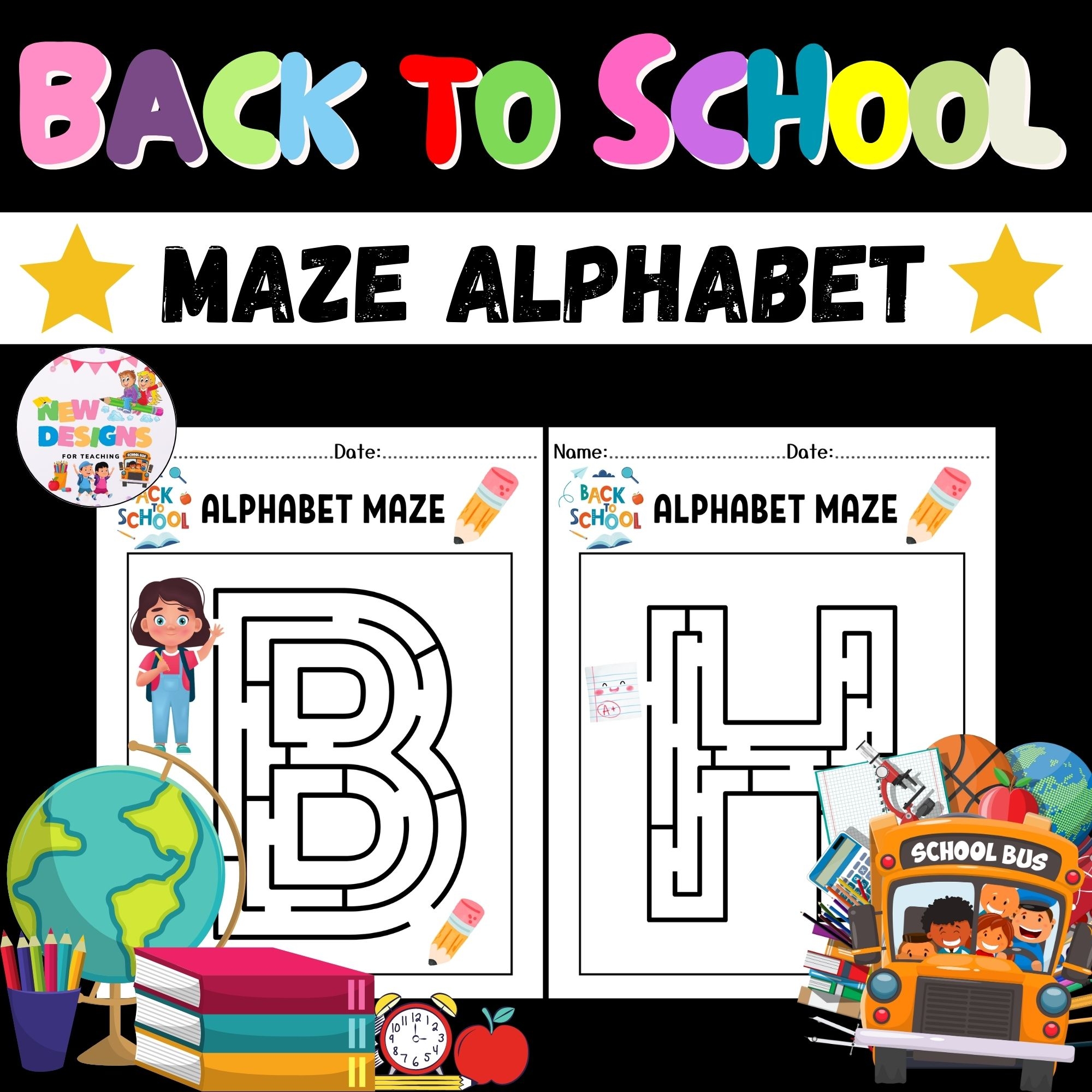 School Maze Worksheet School Maze Worksheet