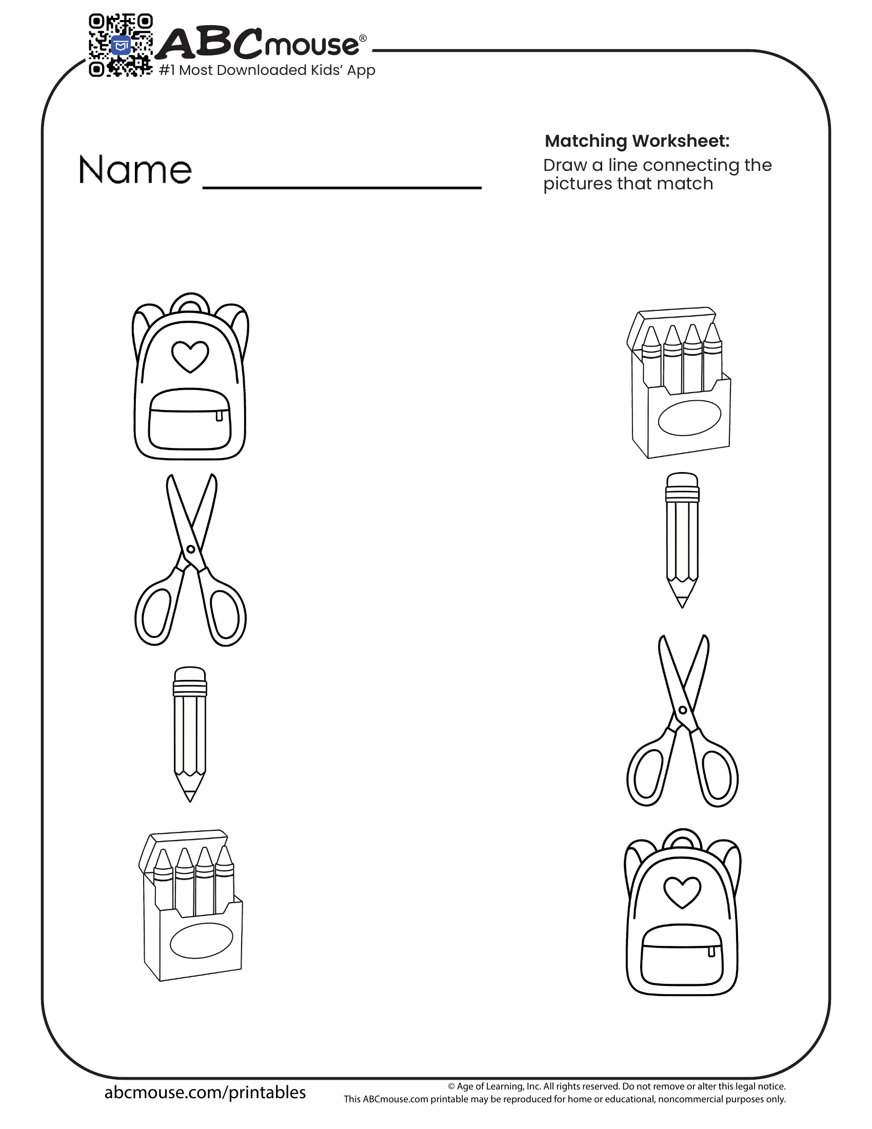 Back To School Worksheets For Kids ABCmouse Back To School Worksheets For Kids ABCmouse