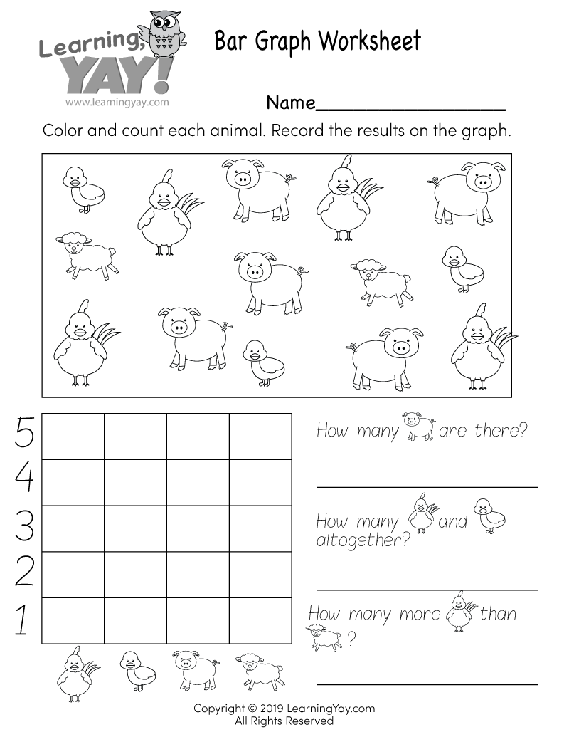 Bar Graph Worksheet For 1st Grade Free Printable Bar Graph Worksheet For 1st Grade Free Printable