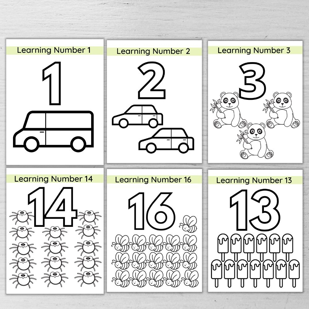 Math Worksheets For 2 Year Old