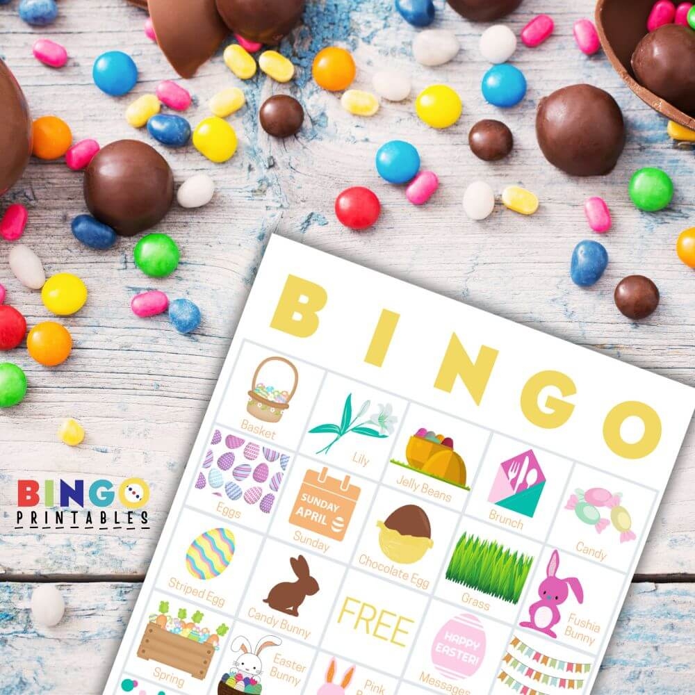 Best Easter Games Printable Modern Bingo Cards Best Easter Games Printable Modern Bingo Cards