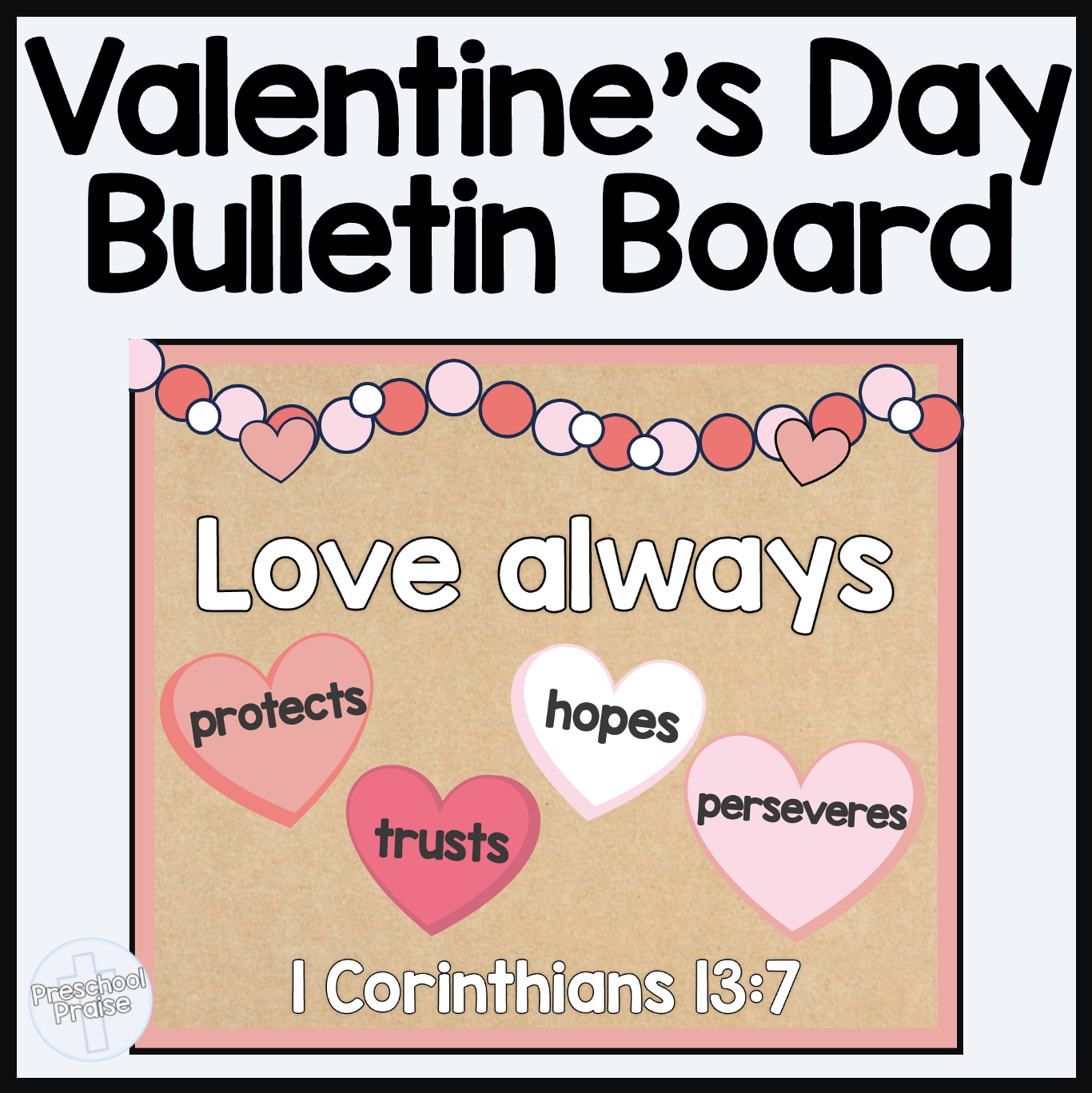 Bible Verse Valentine s Day Printable Cards Christian Themed Valentines For Kid Made By Teachers