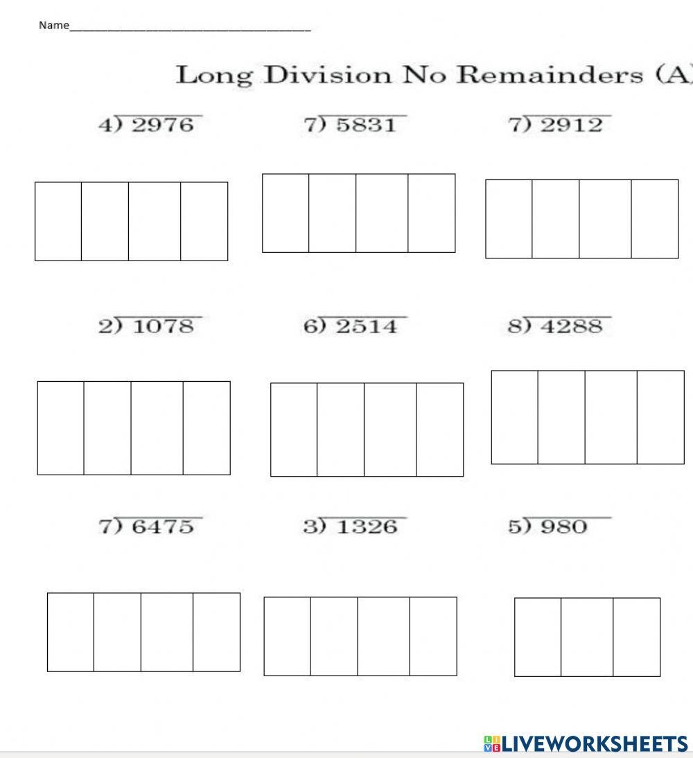 Box Method Division Worksheets Stress Free Scaffolding For Box Method Division Worksheets Stress Free Scaffolding For