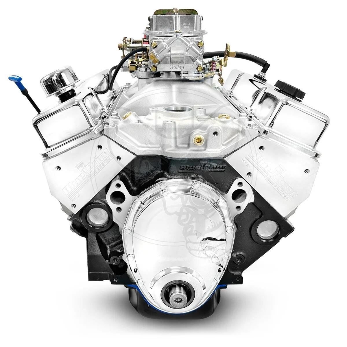 BPEBP3961CTC BLUEPRINT SBC 396ci 491HP 509FT LBS ALUM HEADS HYD ROLL W CARBY