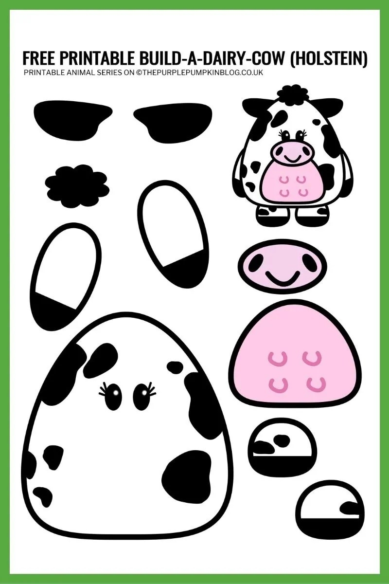 Cow Printables For Preschool Cow Printables For Preschool