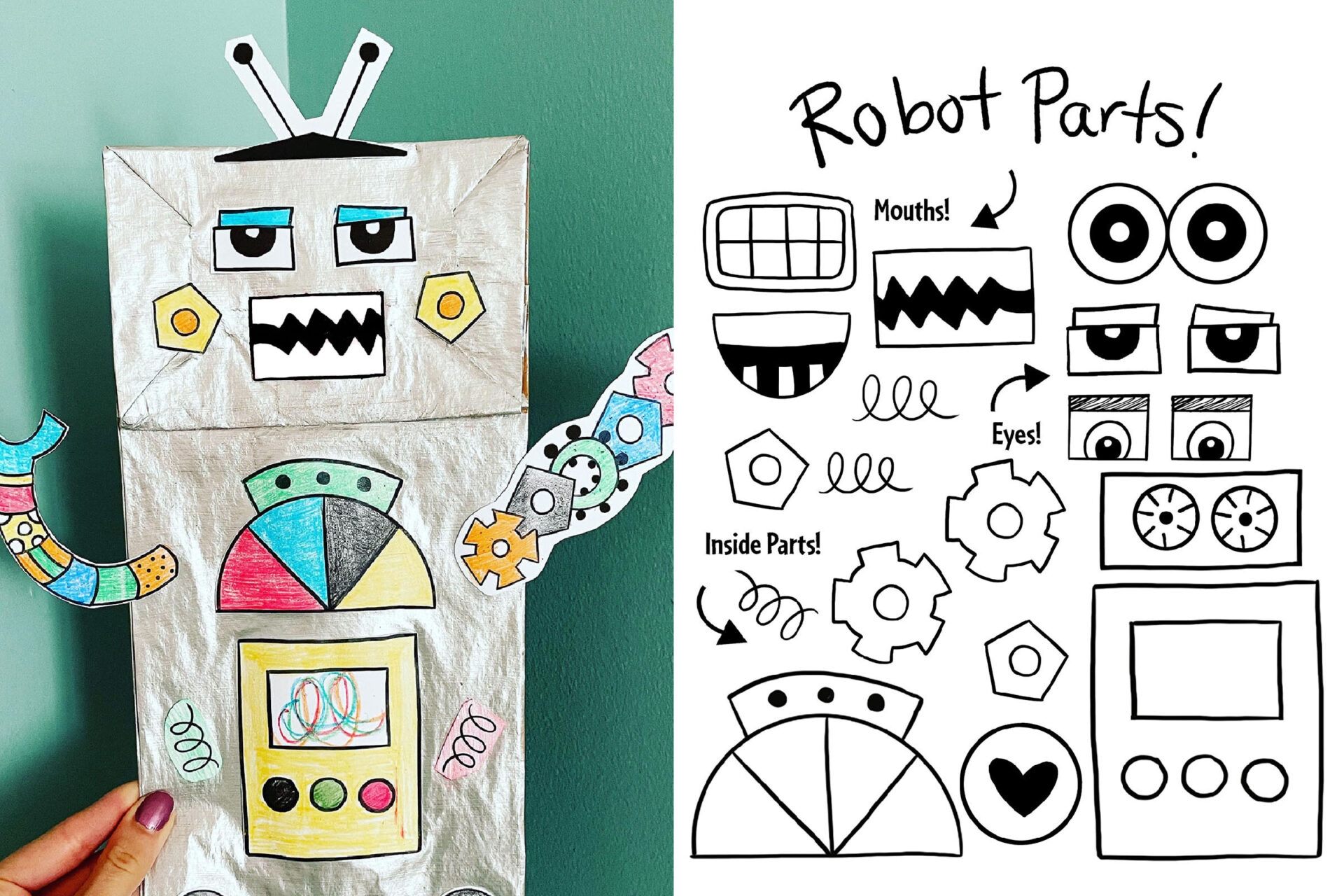 Robot Preschool Printables Robot Preschool Printables