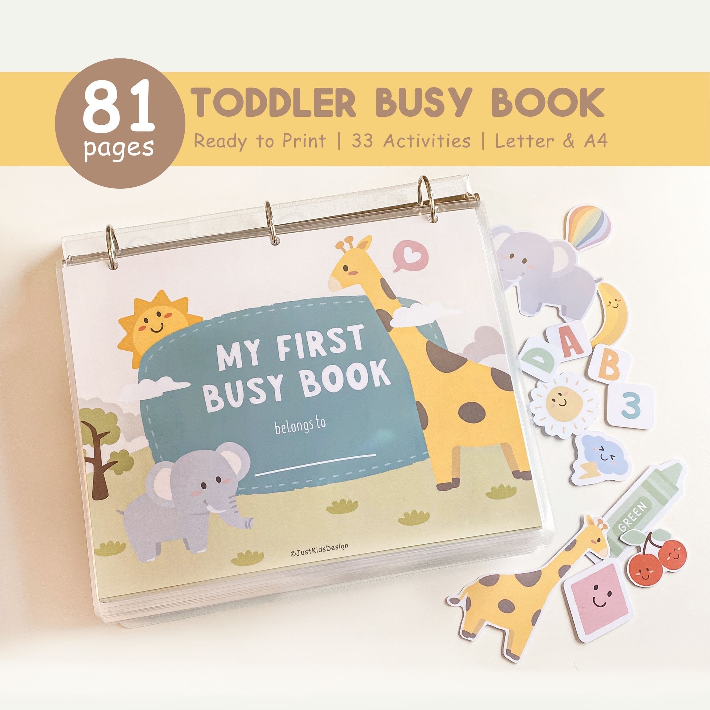 Free Printable Busy Book Preschool