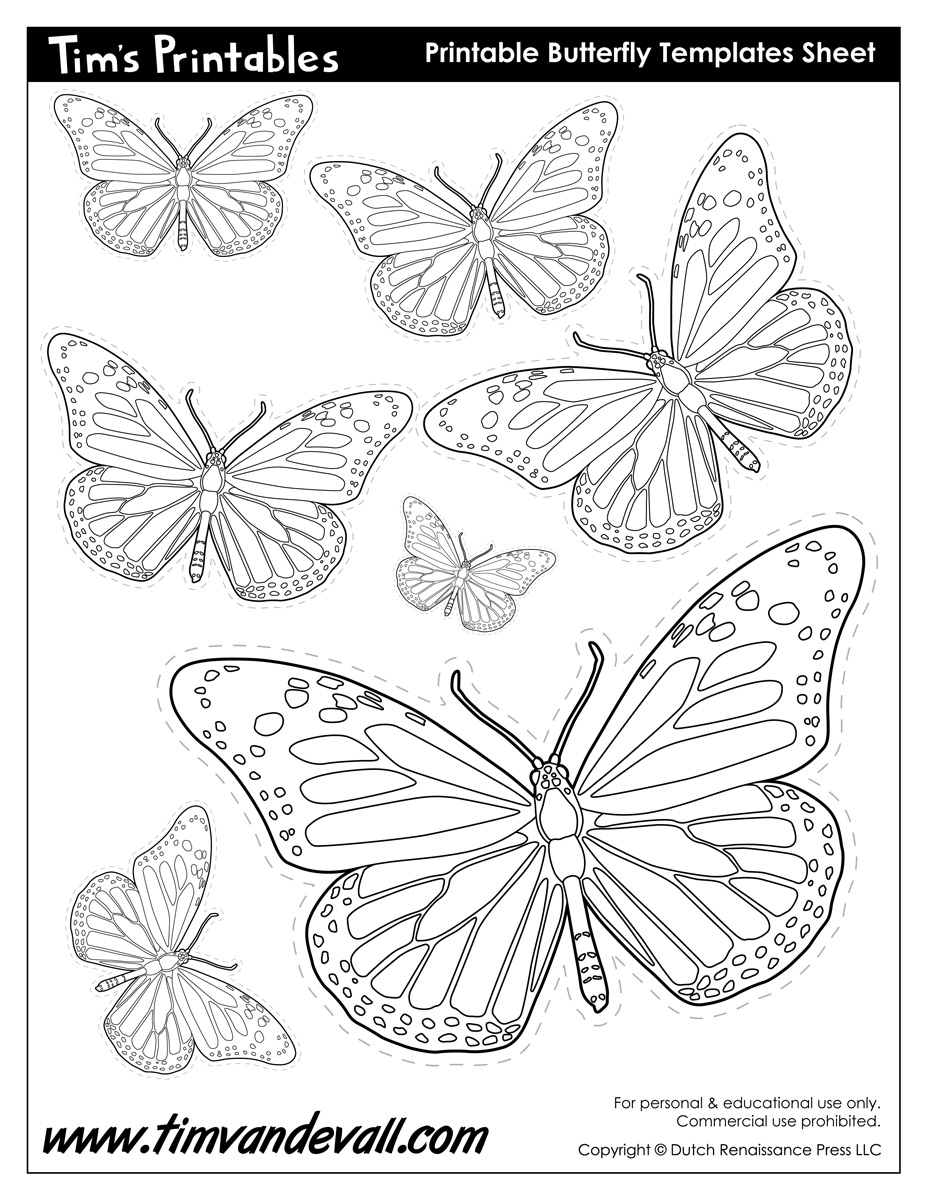 Butterfly Printables Tim s Printables Butterfly Printables Tim s Printables