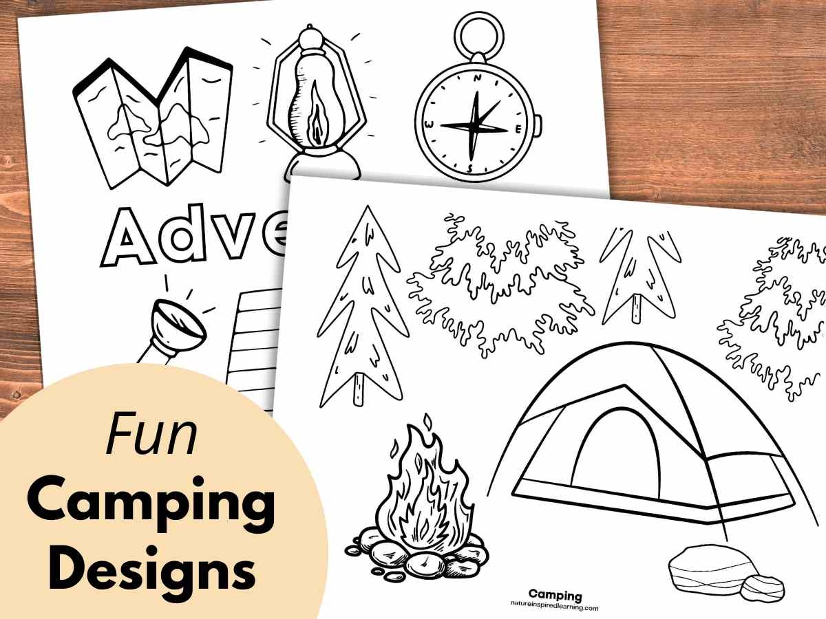 Camping Coloring Pages Preschool Printable Camping Coloring Pages Preschool Printable