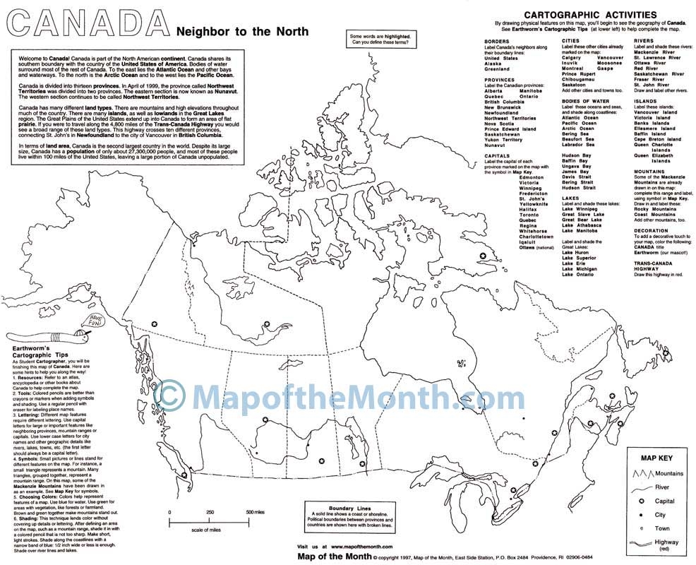 Canada Map Canada Map