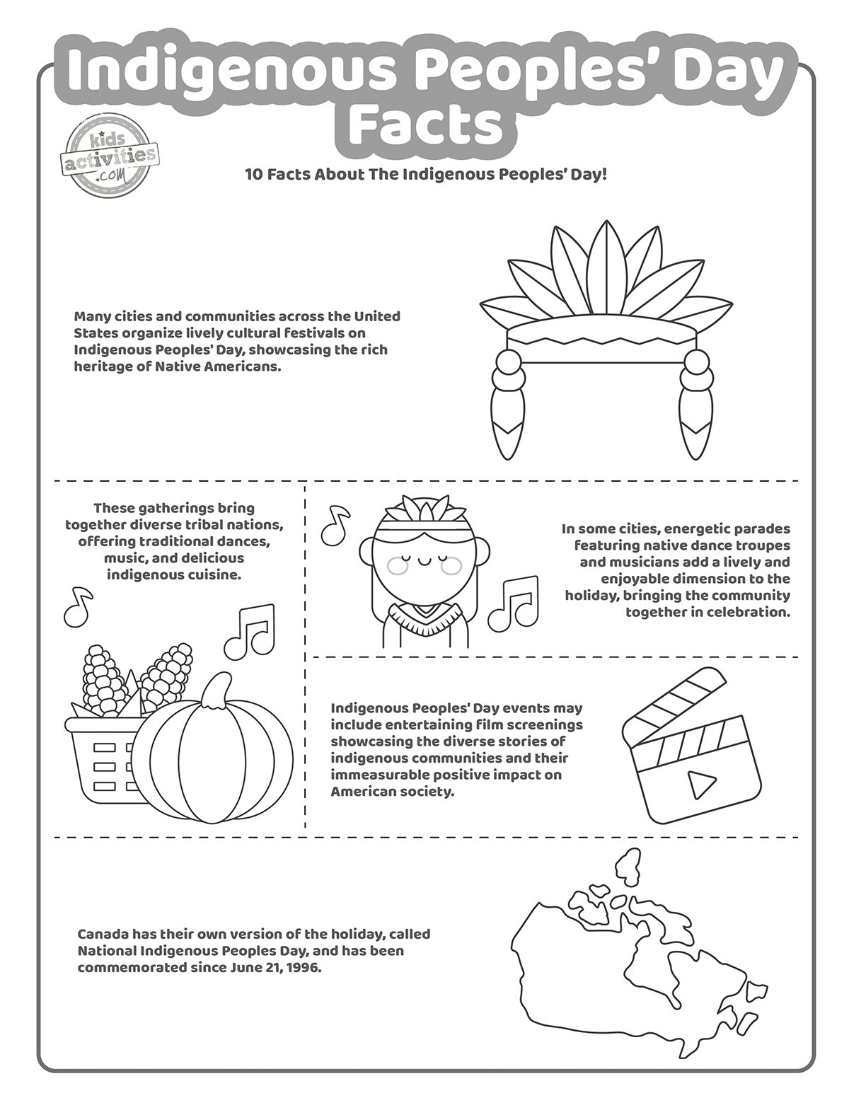 Printable Native American Worksheets Pdf