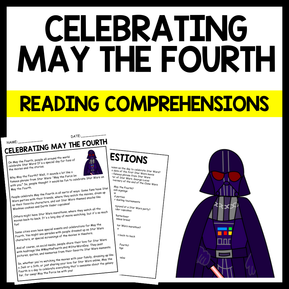 Free Star Wars Reading Comprehension Worksheets Free Star Wars Reading Comprehension Worksheets