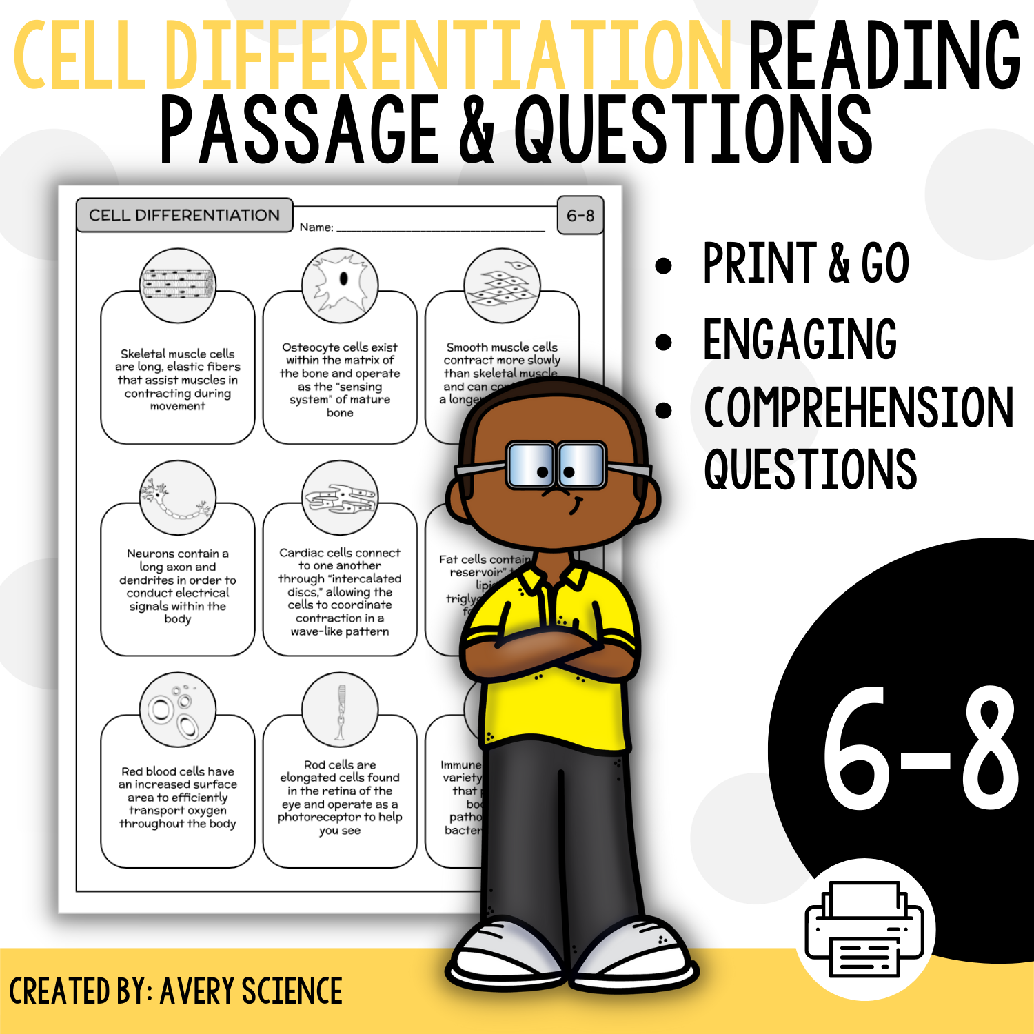 Cell Differentiation Reading Passage U0026 Questions Made By Teachers Cell Differentiation Reading Passage U0026 Questions Made By Teachers