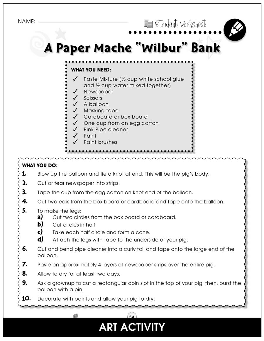 Charlotte Web Worksheets Printables