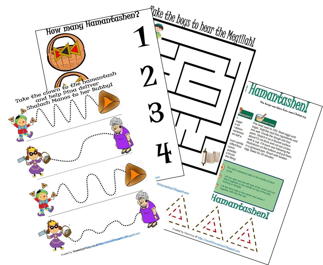 Children s Activities For Purim Jewish Holidays