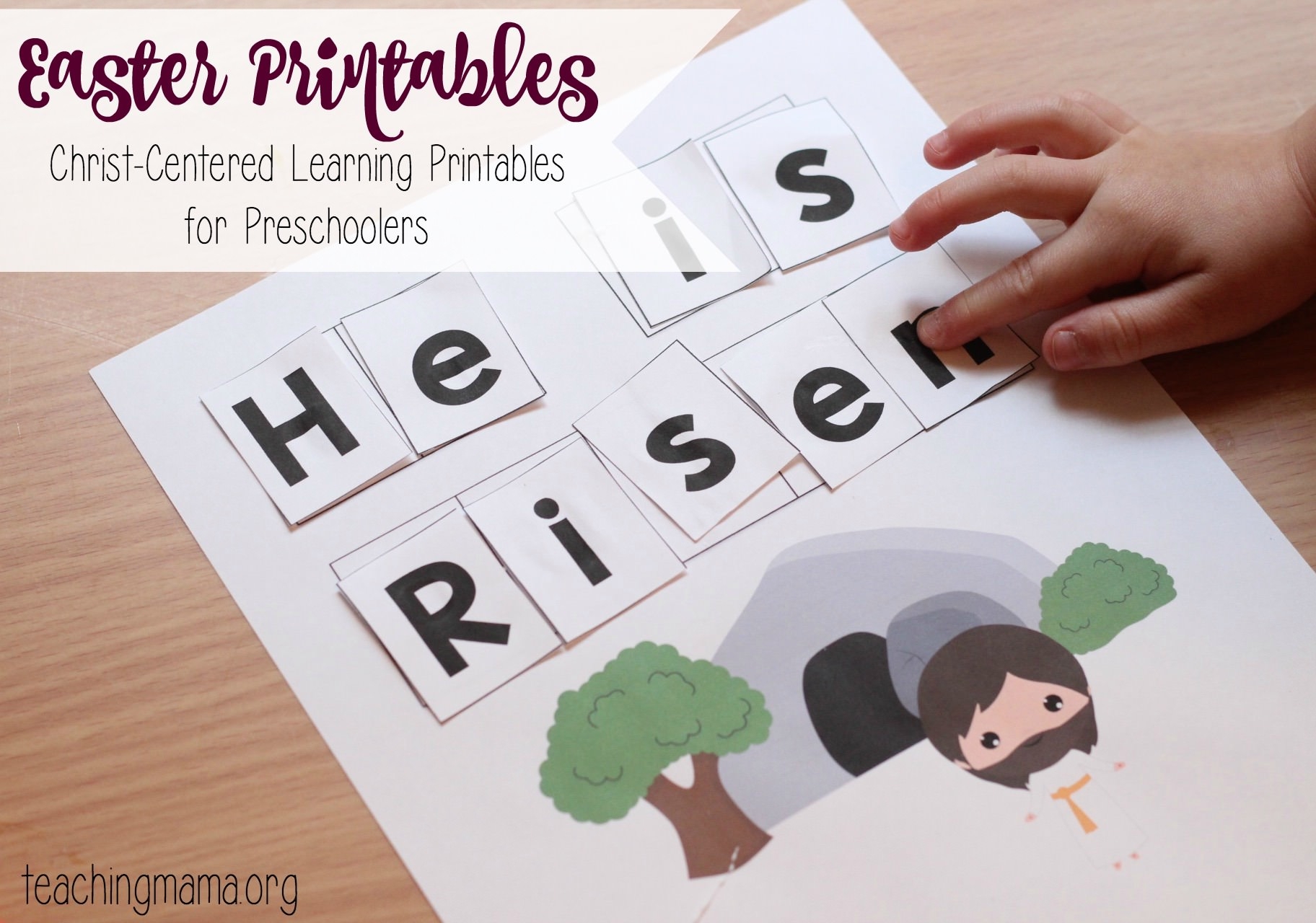 Christ Centered Easter Printables For Preschoolers Christ Centered Easter Printables For Preschoolers