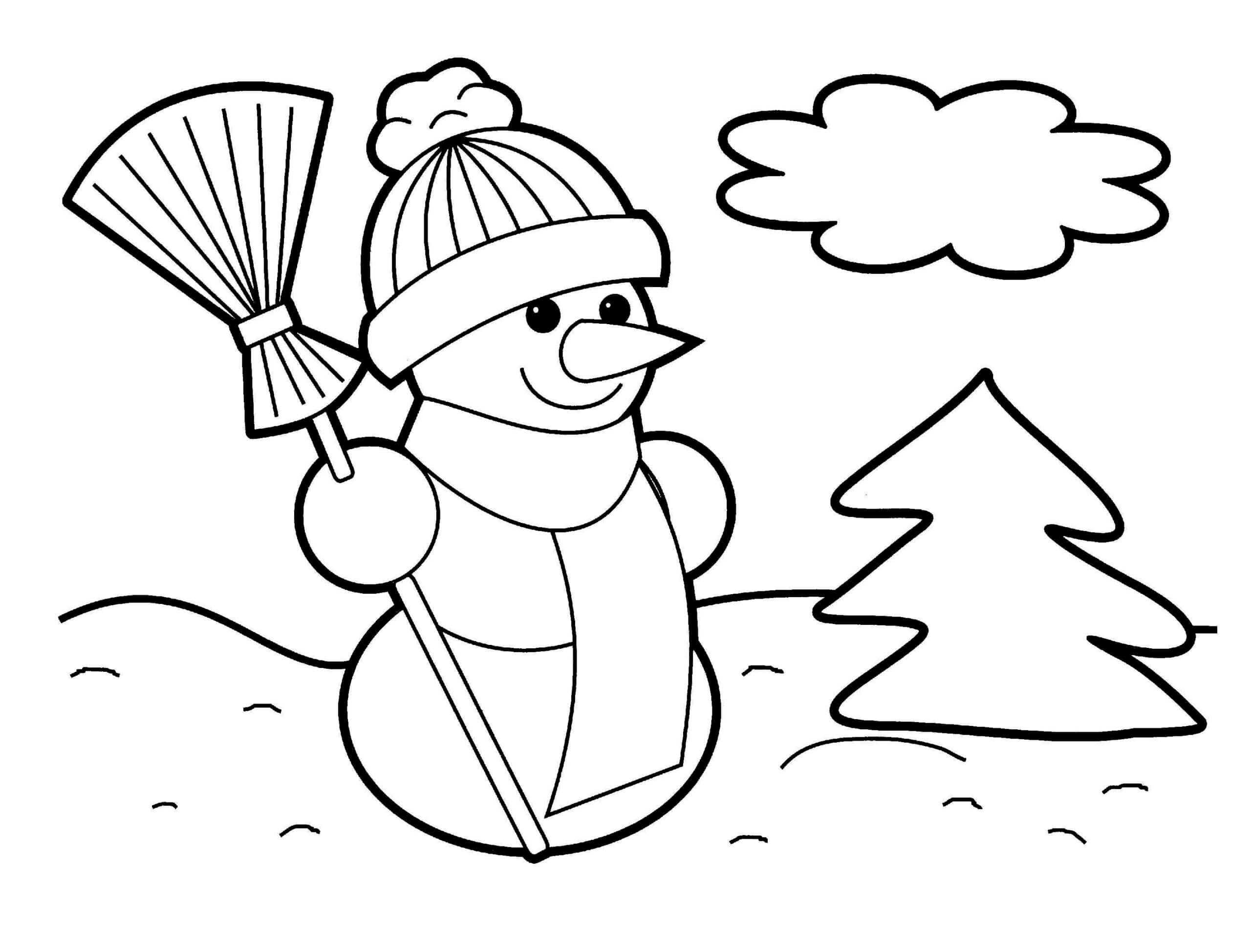Christmas Coloring Pages For Preschoolers Printable Coloring Pages FREE