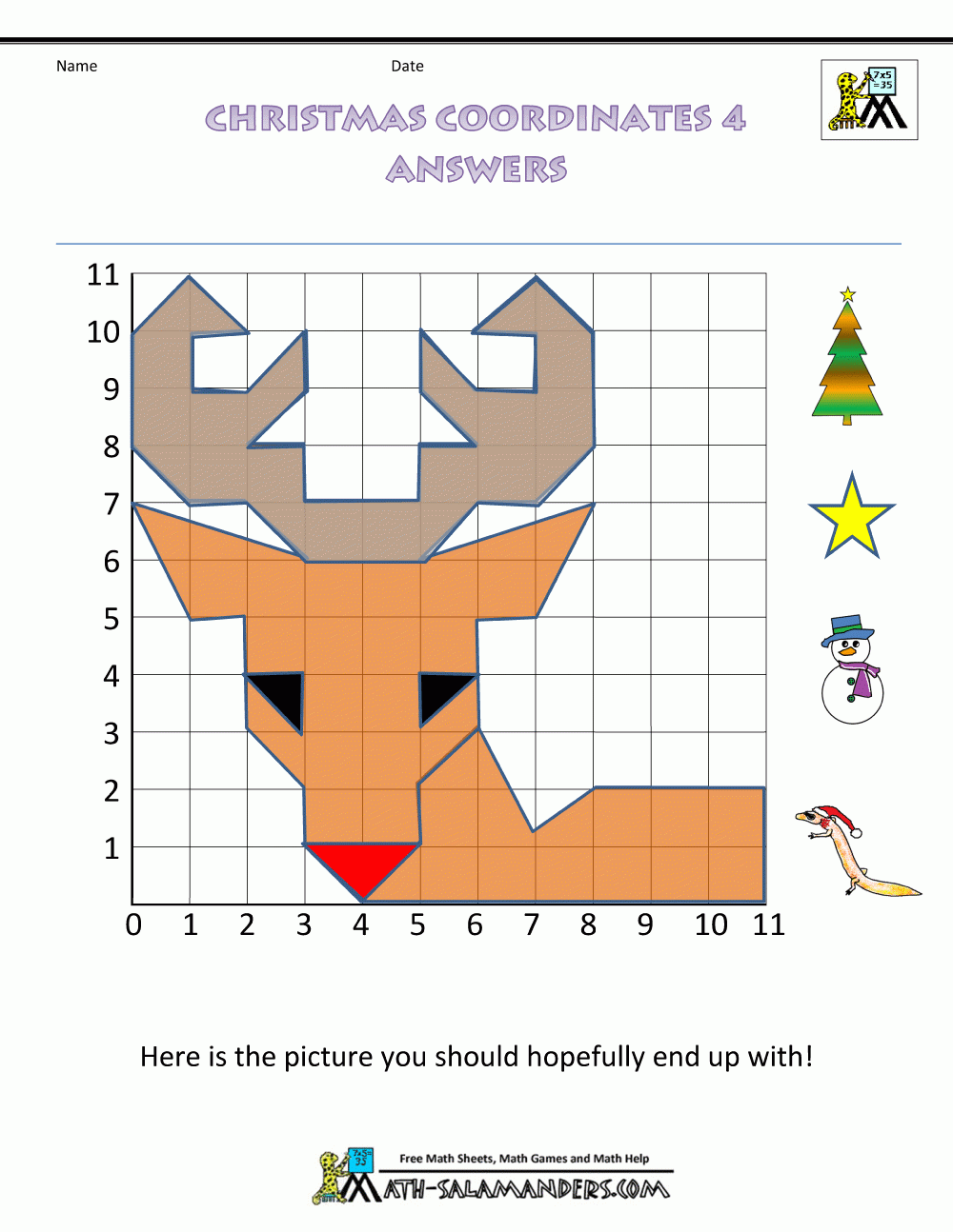 Christmas Math 5th Grade Worksheets