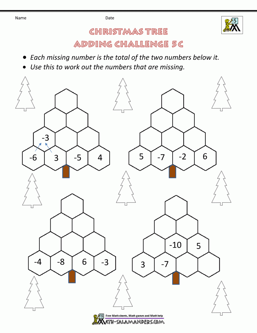 Christmas Math 5th Grade Worksheets Christmas Math 5th Grade Worksheets