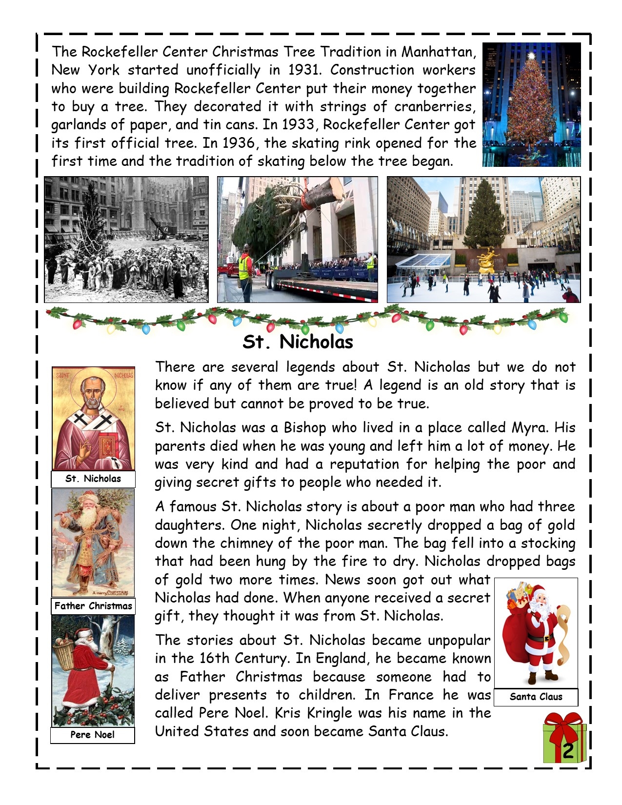 Christmas Traditions Reading Comprehension Passage Made By Teachers Christmas Traditions Reading Comprehension Passage Made By Teachers