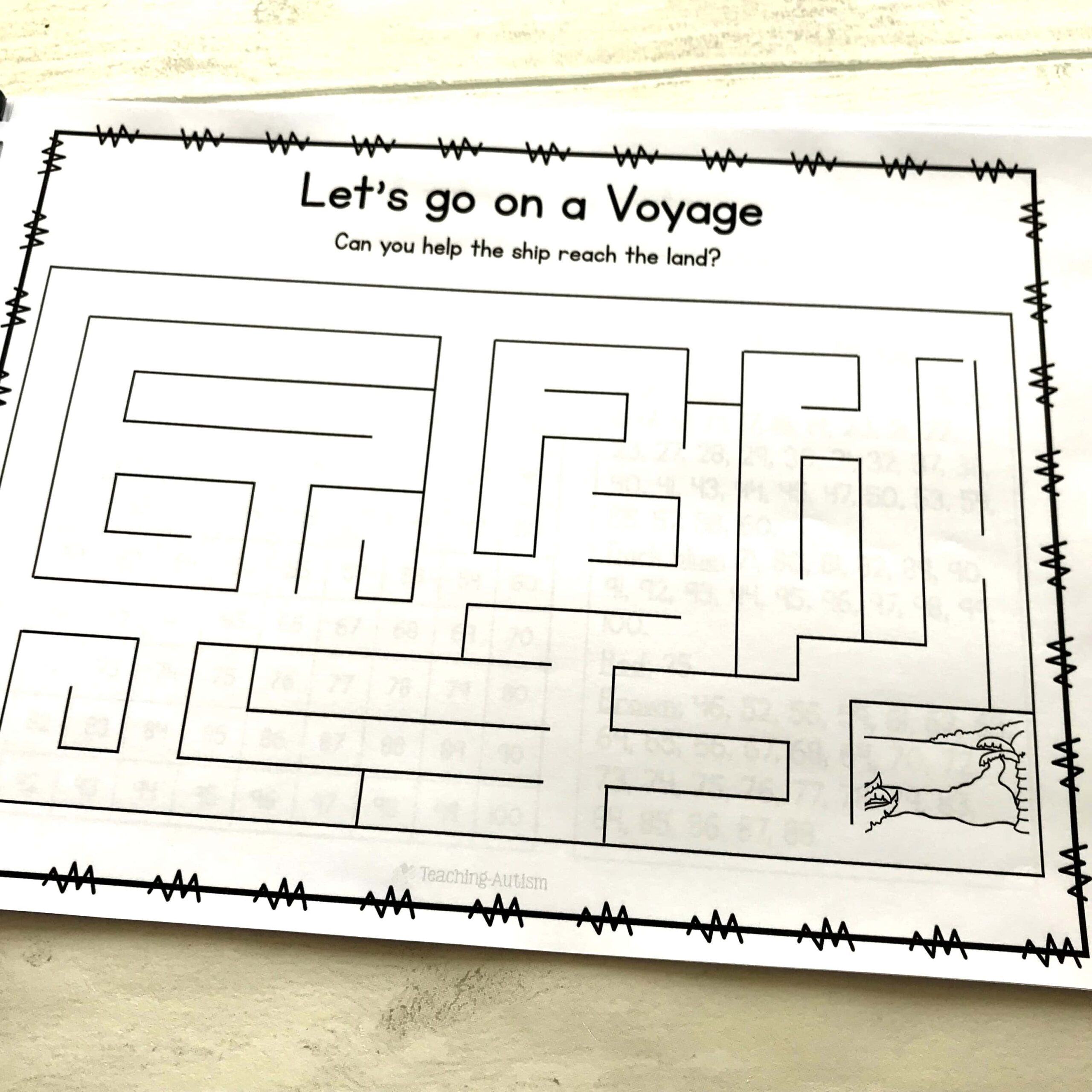 Christopher Columbus Work Book Activities