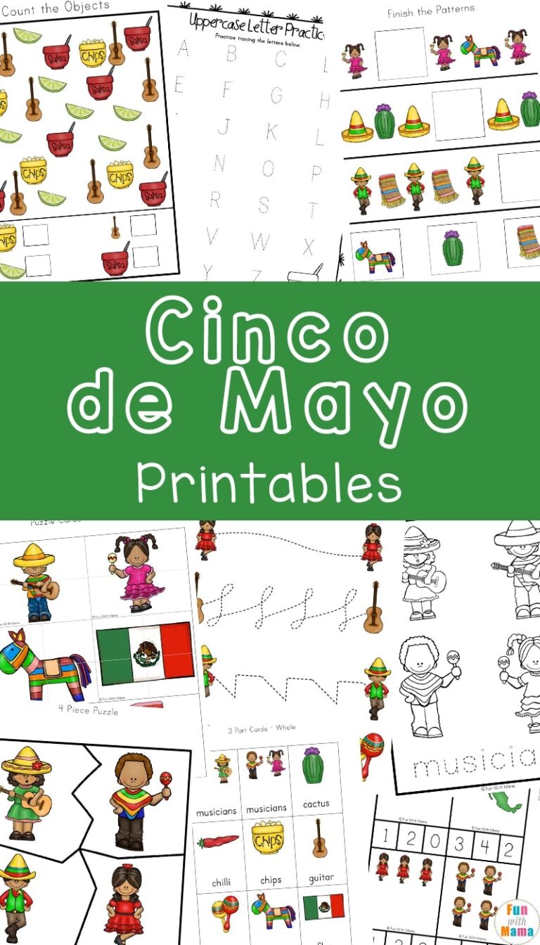 Cinco De Mayo Printable Pack Fun With Mama