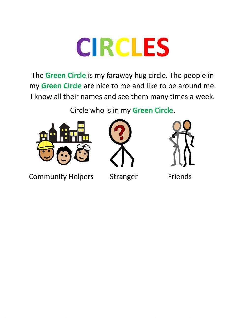 Circles Worksheet Worksheet Live Worksheets Worksheets Library