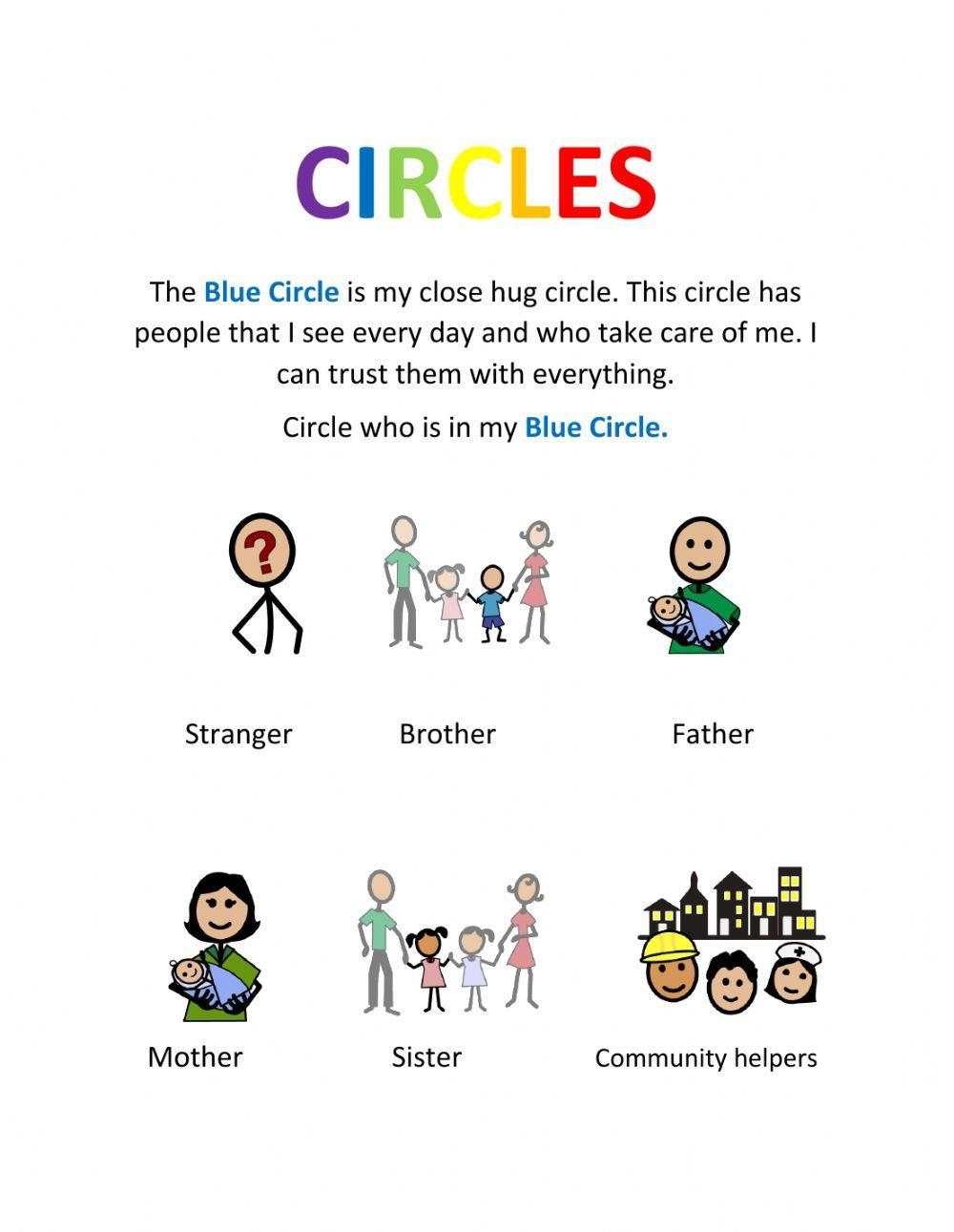 Circles Worksheet Worksheet Live Worksheets Worksheets Library