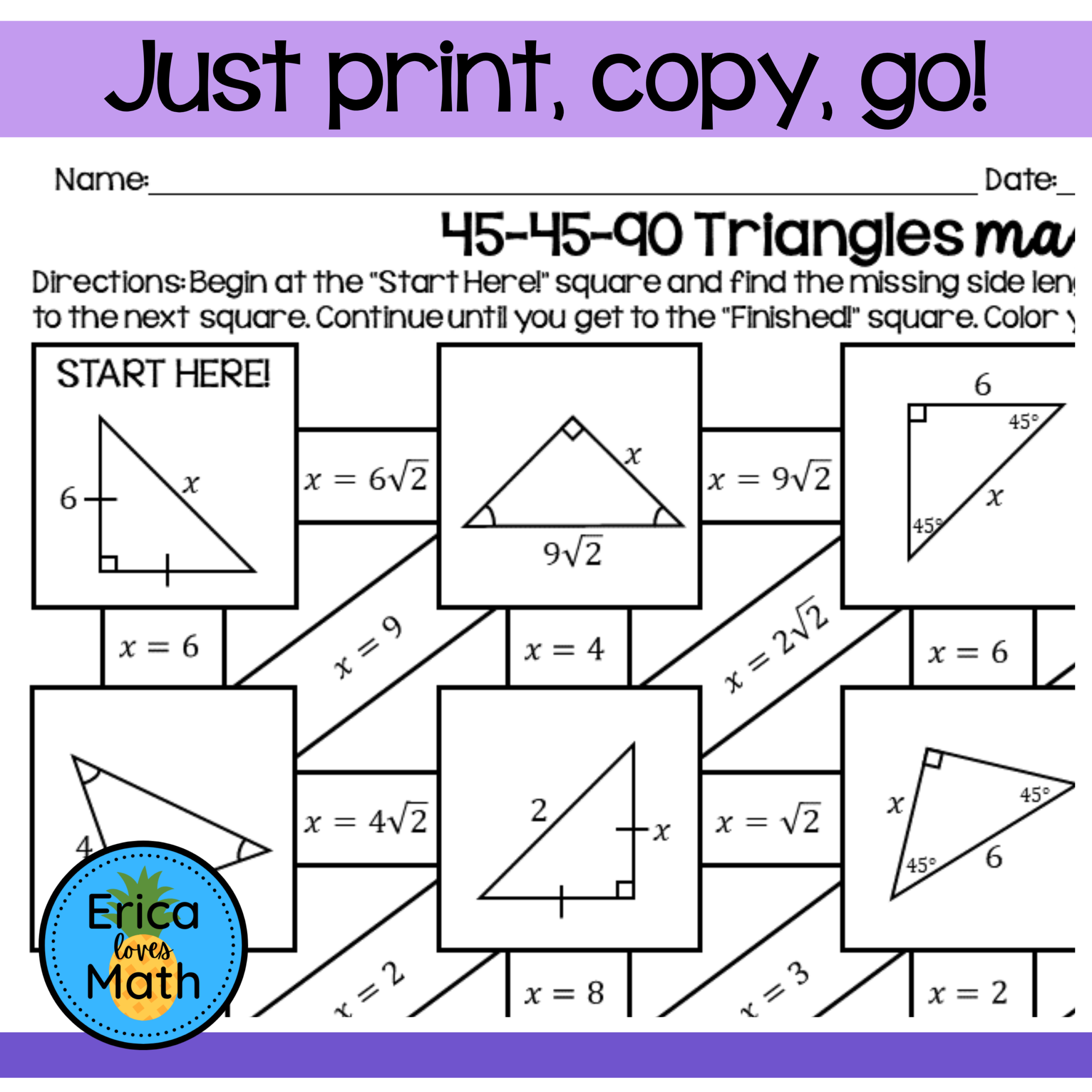 Circumcenter Stufy Worksheet Maze Circumcenter Stufy Worksheet Maze