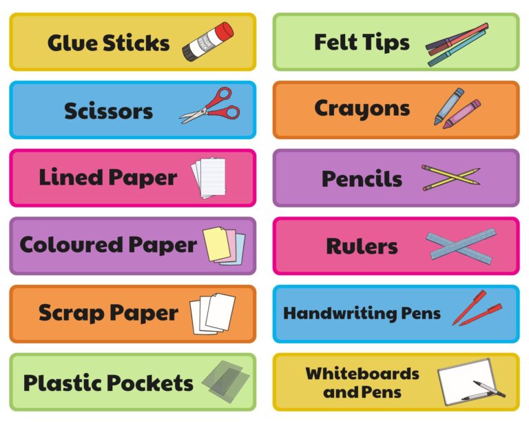 Classroom Labels 10 Free PDF Printables Printablee Worksheets Library