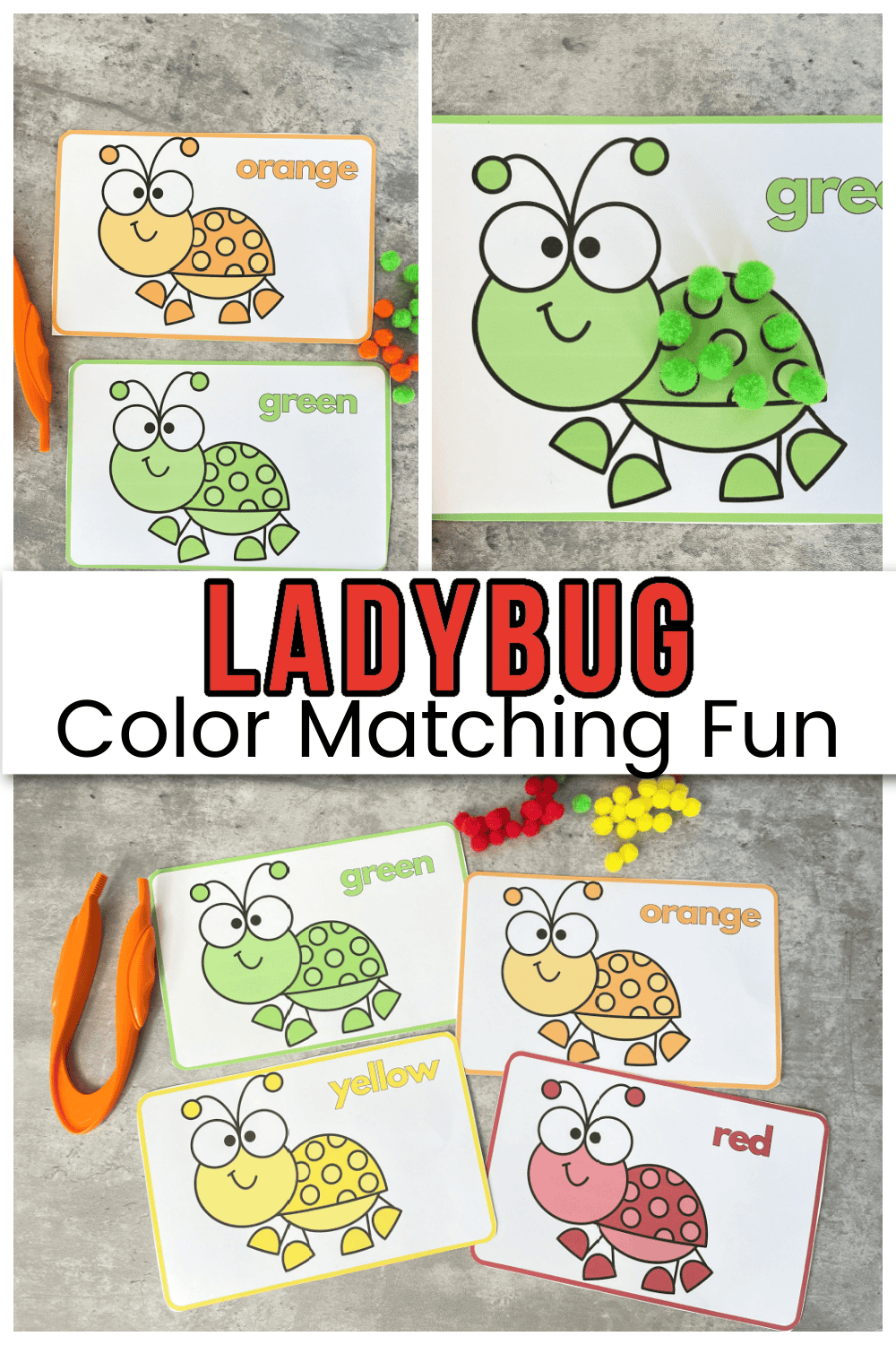 Printable Color Matching Preschool
