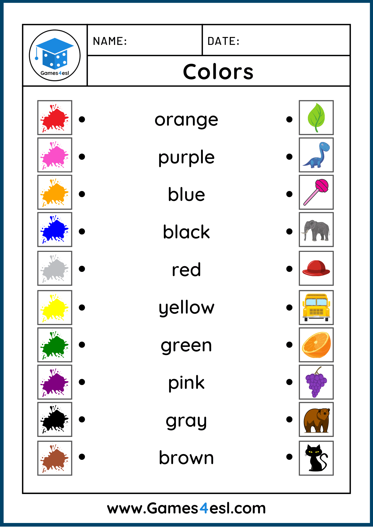 Colors Worksheets Free Worksheets For Teaching Colors Colors Worksheets Free Worksheets For Teaching Colors