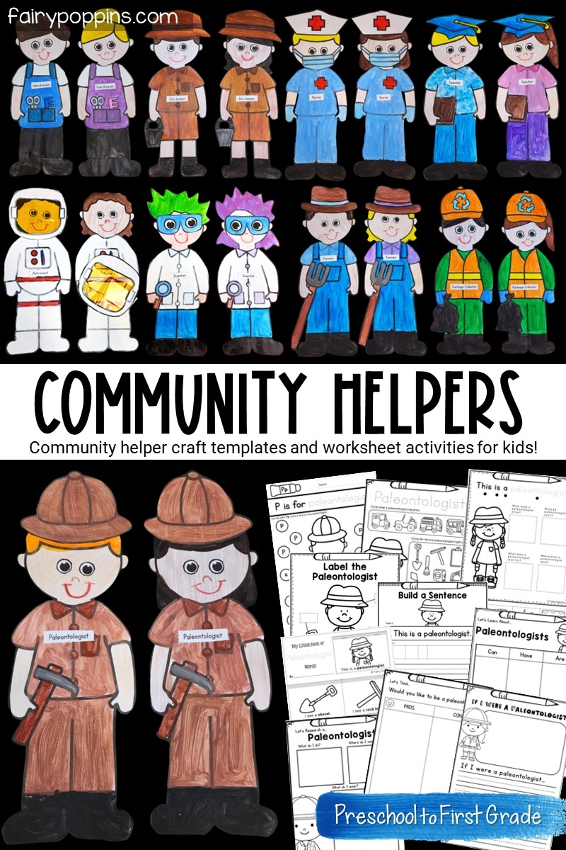 Community Helpers Crafts And Activities Fairy Poppins Community Helpers Crafts And Activities Fairy Poppins