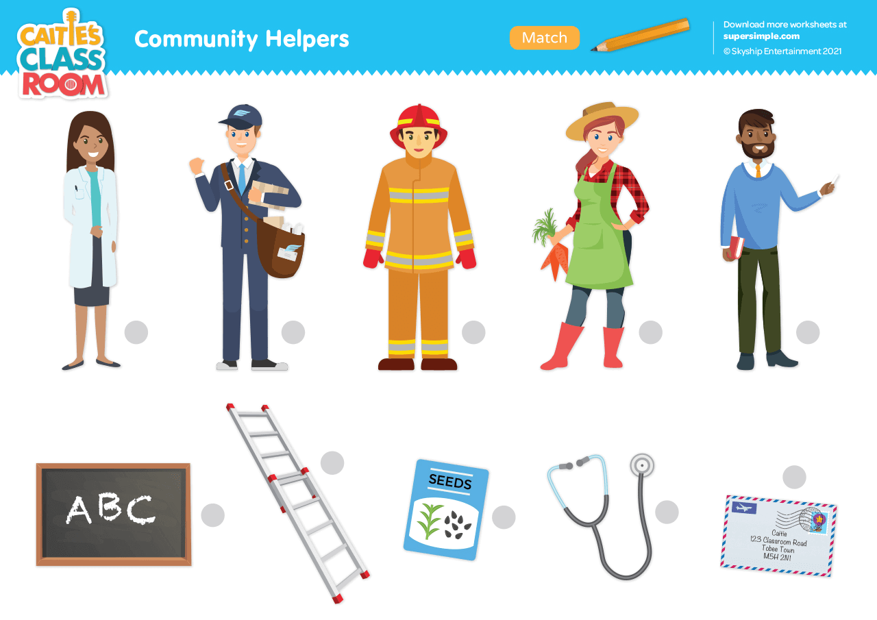 Printable Preschool Occupations Sheet Printable Preschool Occupations Sheet