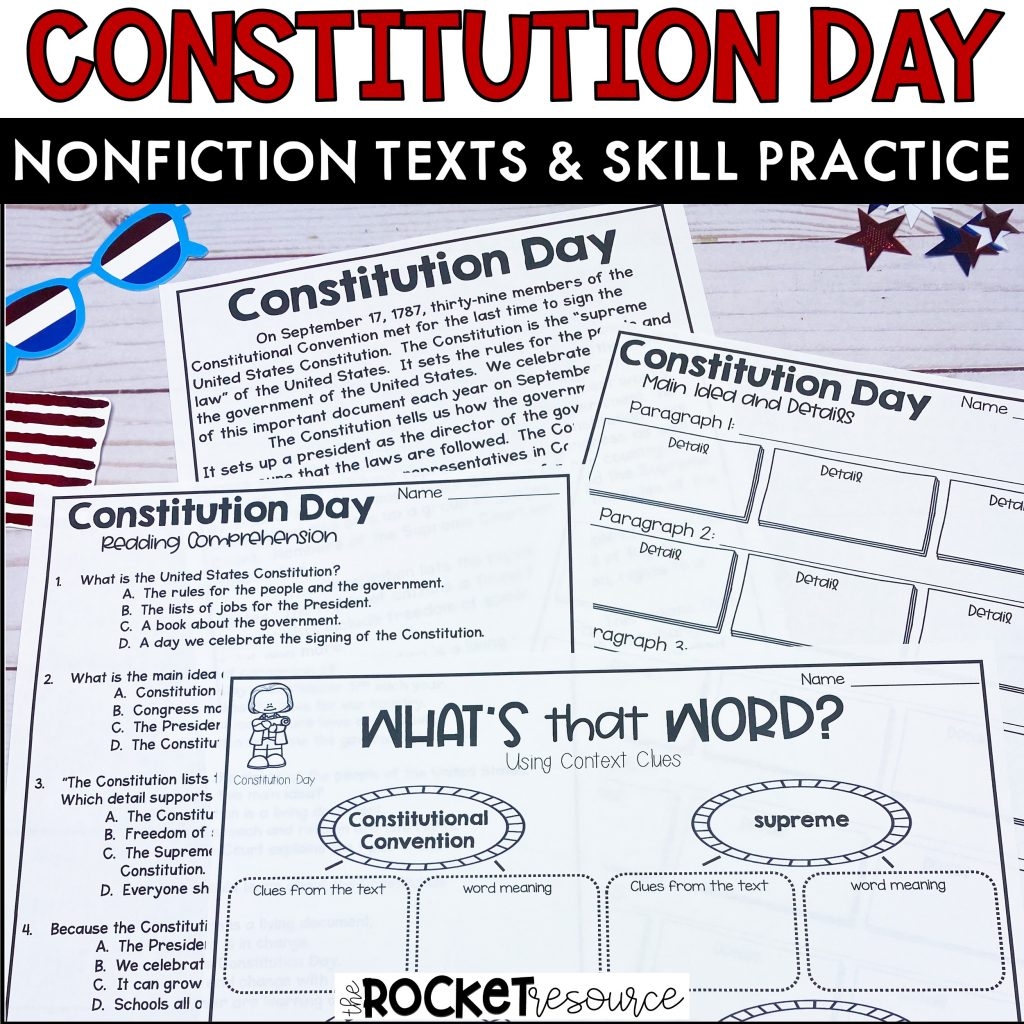 Constitution Day Made Fun The Rocket Resource