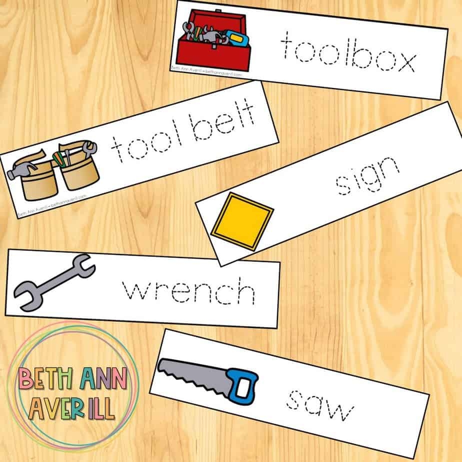 Word Wall Printables For Preschool