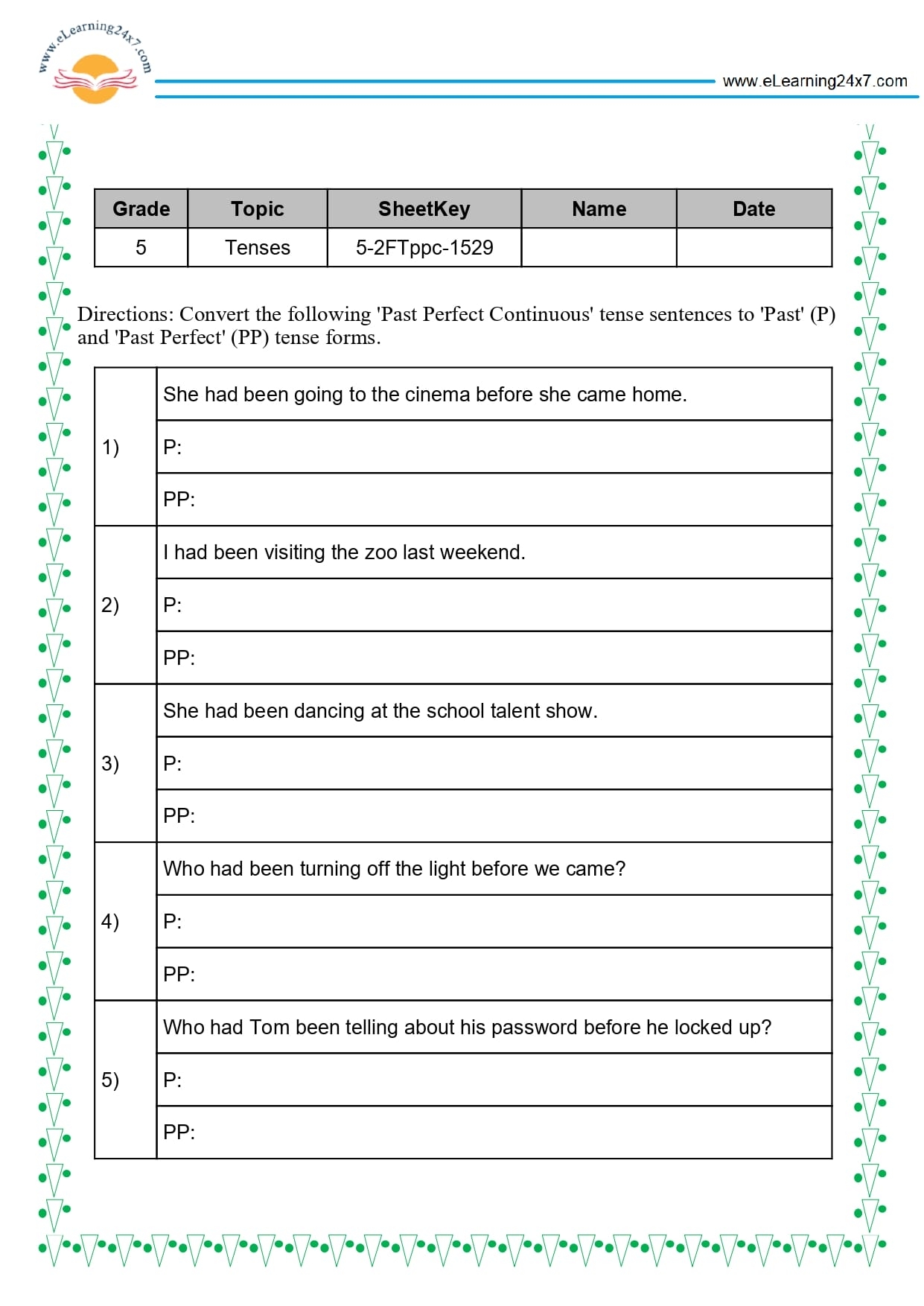 Convert Sentence To Past And Past Perfect Tense Forms Https eLearning24x7 Convert Sentence To Past And Past Perfect Tense Forms Https eLearning24x7