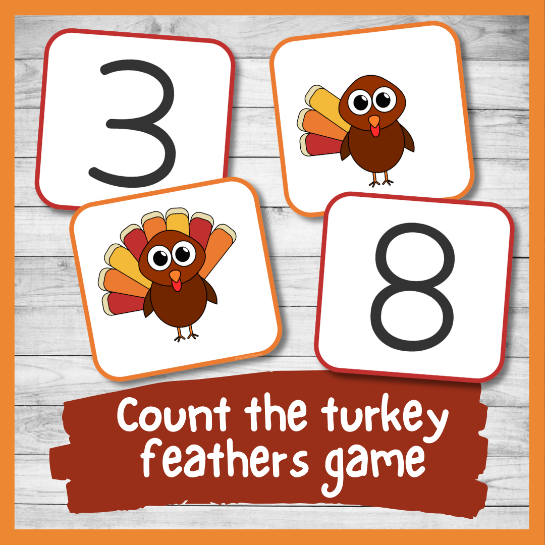 Count The Turkey Feathers A Thanksgiving Math Game Nurtured Neurons Count The Turkey Feathers A Thanksgiving Math Game Nurtured Neurons
