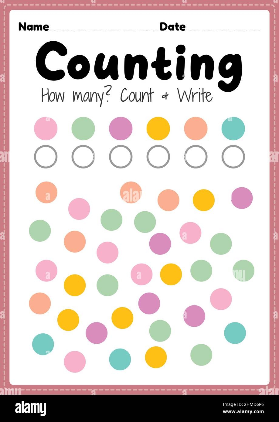 Kindergarten Math Counting Worksheets Kindergarten Math Counting Worksheets