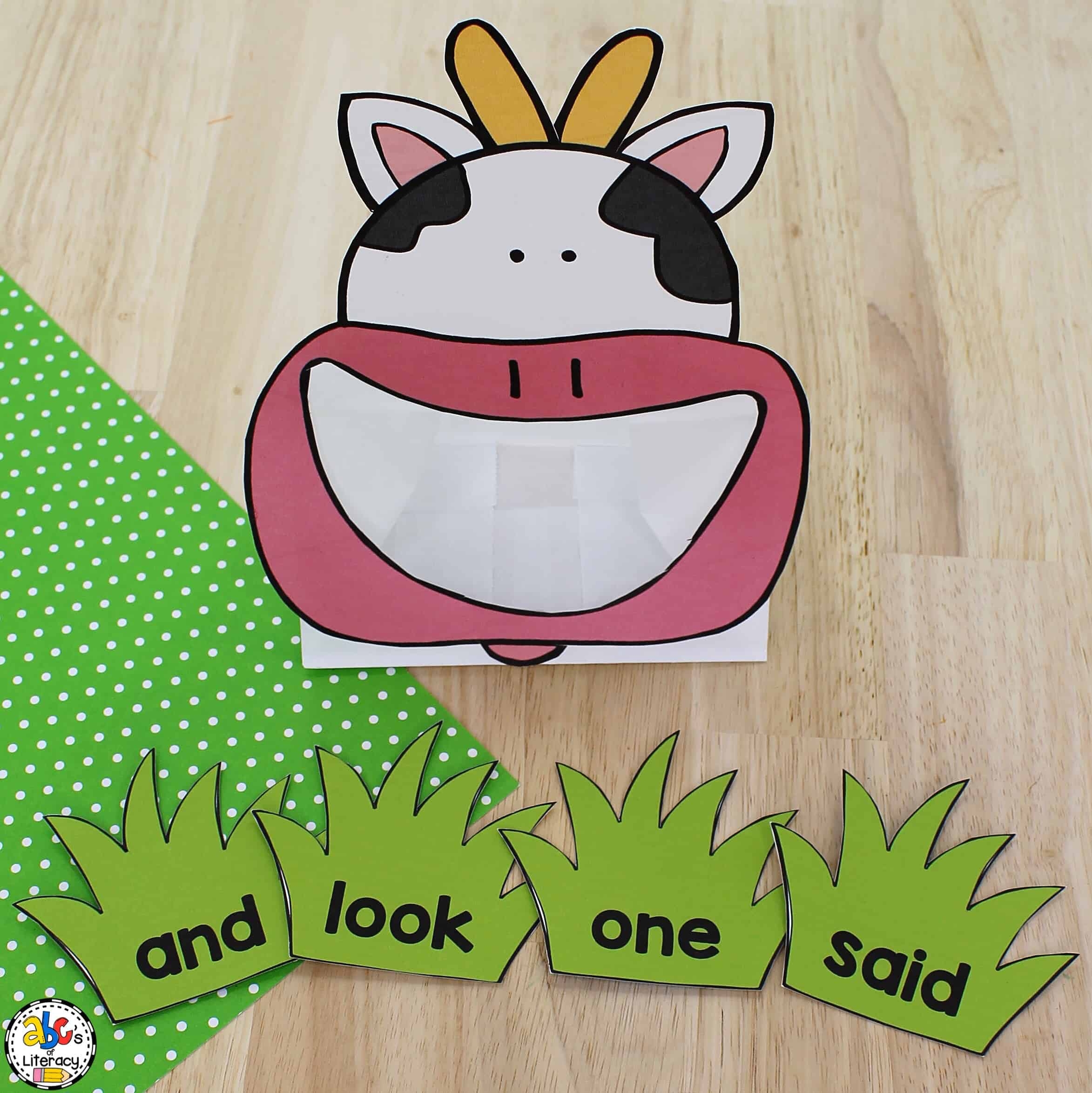Cow Preschool Printables