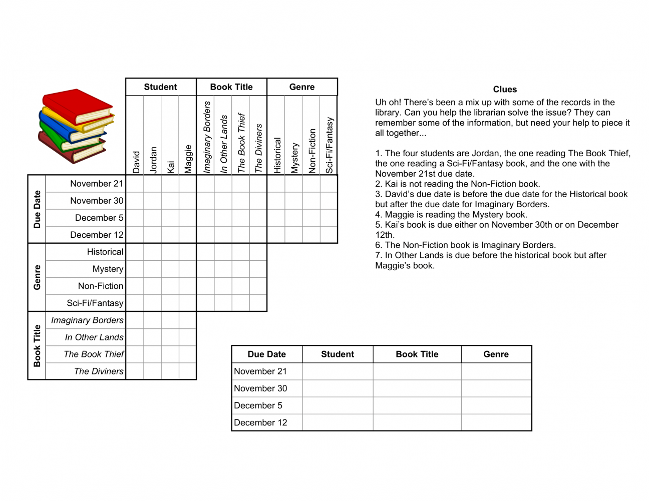 Logic Worksheets Printable