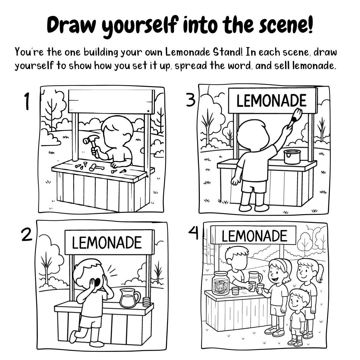 Printable Lemonade Stand Worksheet