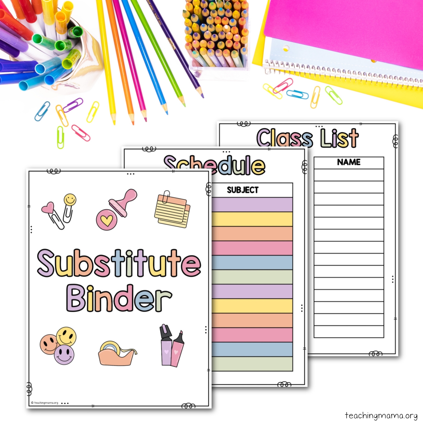 Creating The Ultimate Substitute Binder Teaching Mama Creating The Ultimate Substitute Binder Teaching Mama