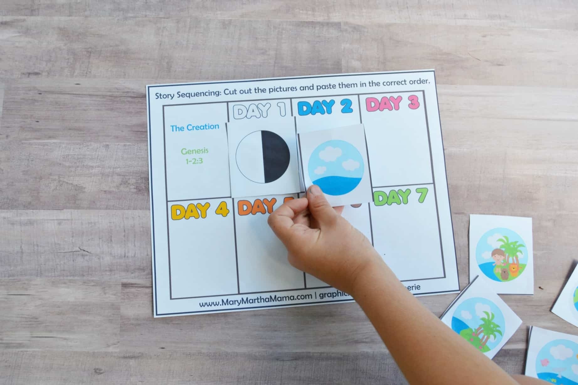 Preschool Days Of Creation Printable Preschool Days Of Creation Printable