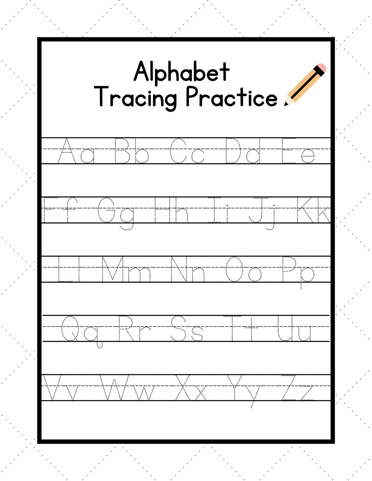 Abc Writing Worksheet Printable Abc Writing Worksheet Printable