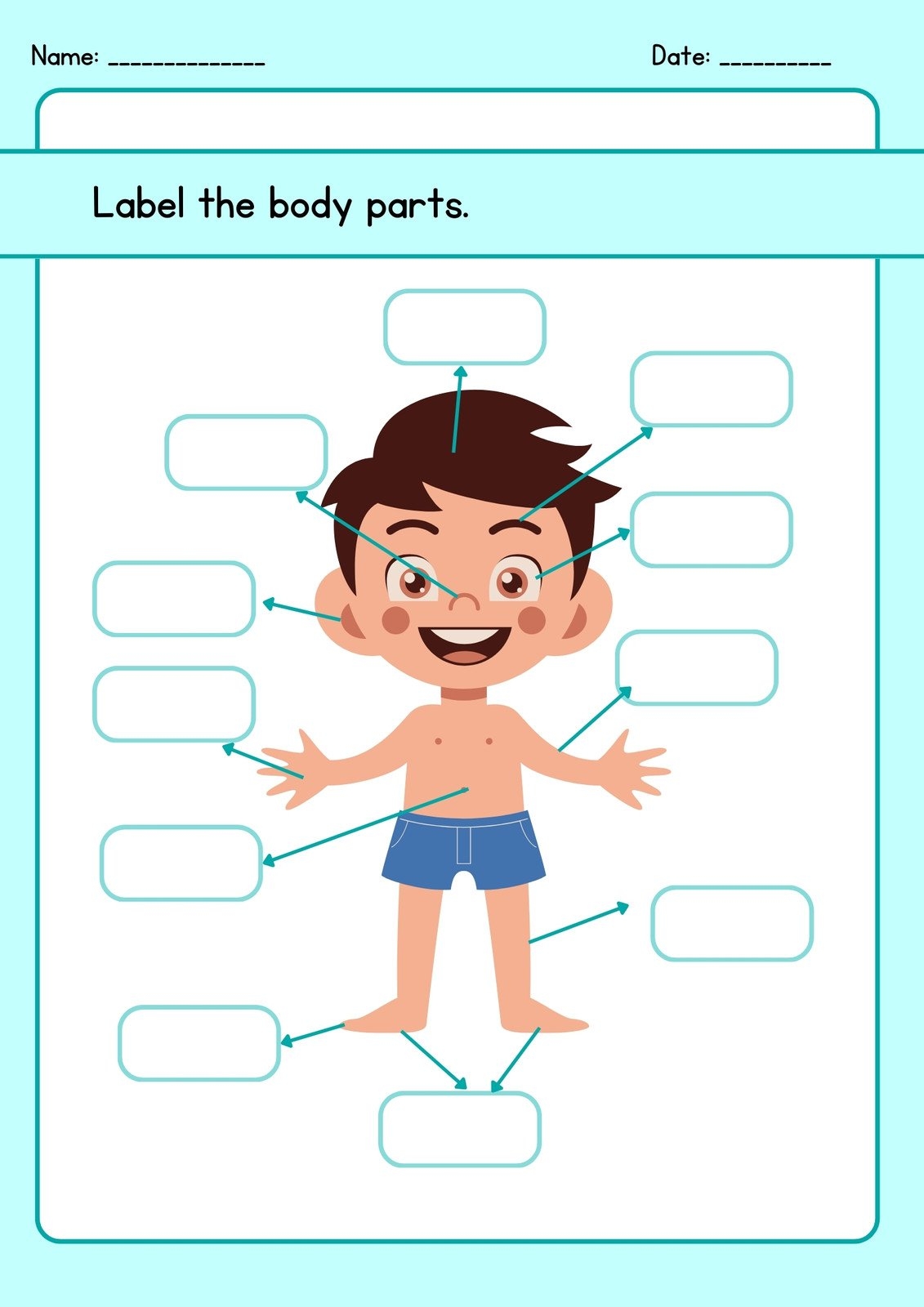 Customize 82 Body Parts Worksheets Templates Online Canva Customize 82 Body Parts Worksheets Templates Online Canva
