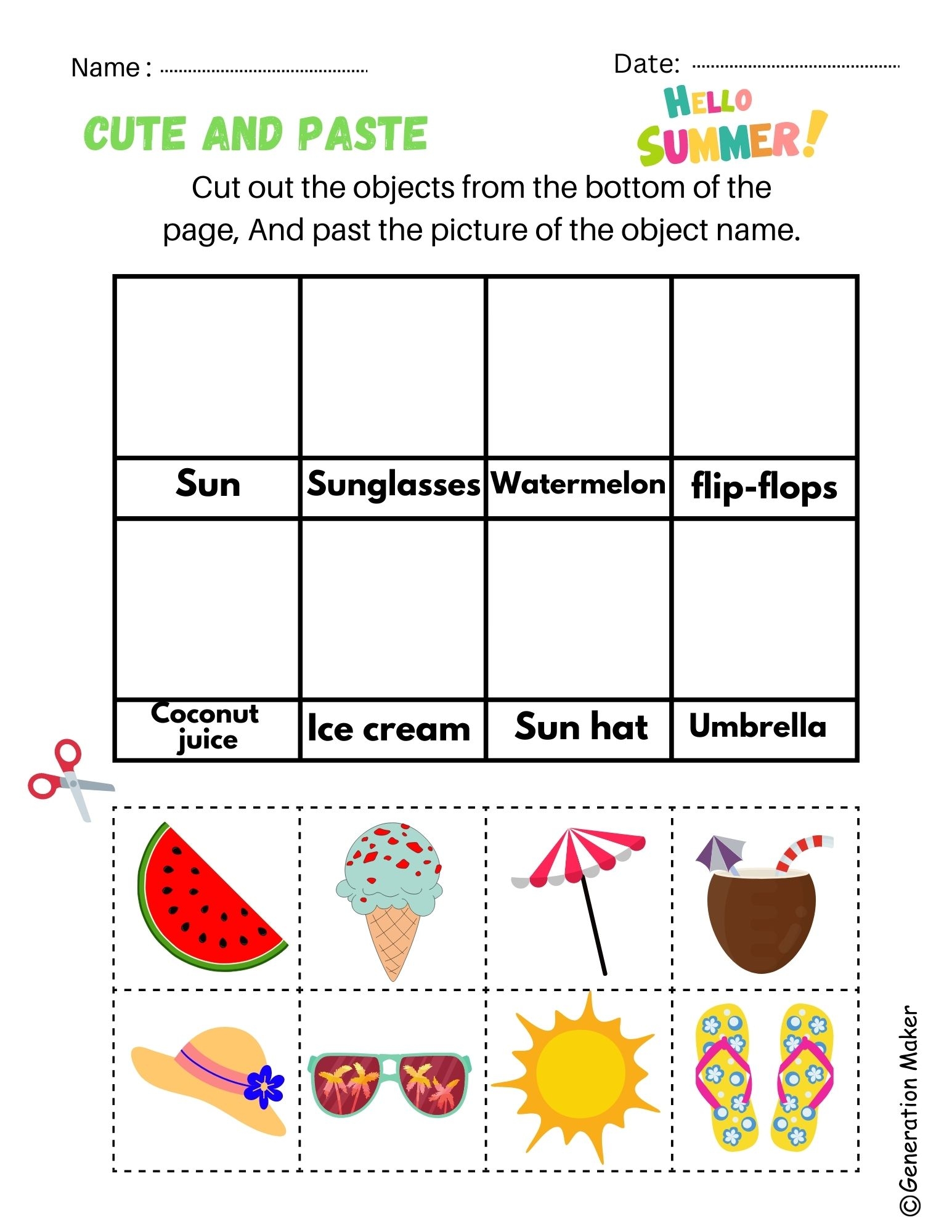 Cut And Paste Worksheets Free Printables Cut And Paste Worksheets Free Printables